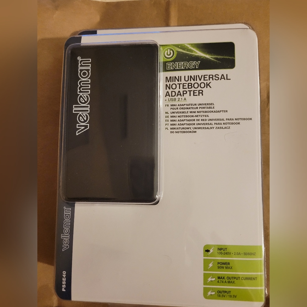 Velleman Mini Universal Notebook Adapter NEW